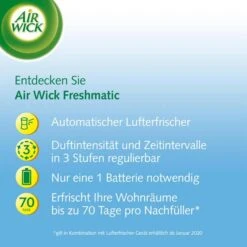 Airwick Raumduft Freshmatic Max Pure, Starterset, 250 Ml, Frische Wäsche -Franz-Mensch Shop a4c5c8665294101c9acfb8da143530097e99214d raumduft airwick freshmatic max pure