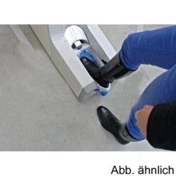 Franz-Mensch Überschuhspender Hygomat Classic, Bis Zu 110 Überschuhe, Edelstahl, Weiß-grau -Franz-Mensch Shop a72ea8efea9e208c98a3db7772b5f14397eaa360 ueberschuhspender franz mensch hygomat classic