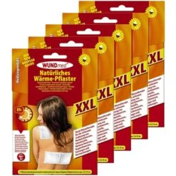 WUNDmed Wärmepflaster XXL, 1 Pad, Ganzer Körper, 13 X 19 Cm, 5 Stück