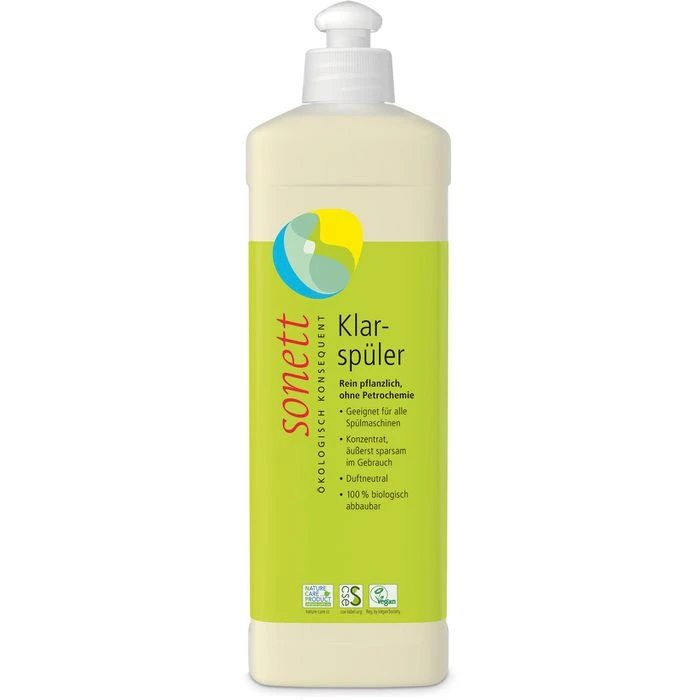 Sonett Klarspüler DE3081, Bio, Auf Pflanzlicher Basis, Konzentrat, 500ml 3 Sonett Klarspüler DE3081, Bio, Auf Pflanzlicher Basis, Konzentrat, 500ml