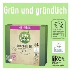 Love-Nature Spülmaschinentabs All In 1, Geschirr-Reiniger, Bio & Parfümfrei, 26 Tabs -Franz-Mensch Shop a9bb0d2b531b9dcc97df47053acfec359aa74970 spuelmaschinentabs love nature all in 1