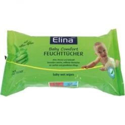 Elina-Med Feuchttücher Baby Comfort , 72 Tücher, Travelpack, Parfümiert, PH-hautneutral