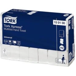 Tork Papierhandtücher Xpress Multifold, 150100, H2, 1-lagig, Interfold-Falz, 19,6 X 25,5cm, 4830 Stück -Franz-Mensch Shop af866c62ba46acb9987460f8db59e933e01fbdf1 papierhandtuecher tork xpress multifold 150100 h2