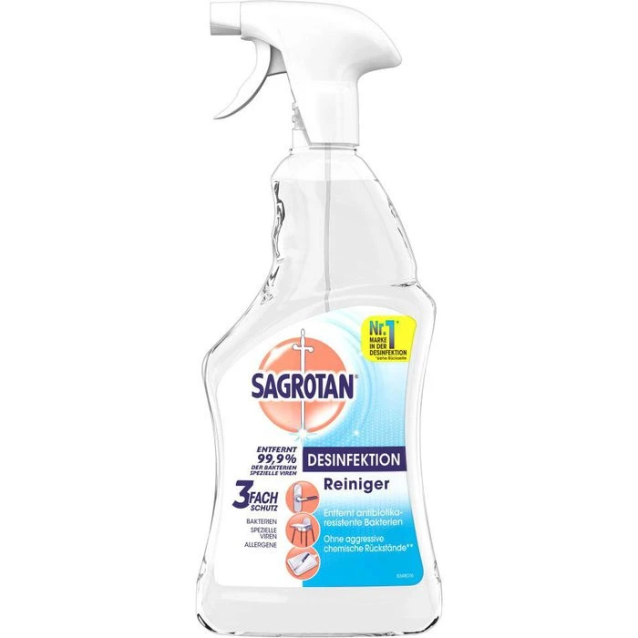 Sagrotan Desinfektion Reiniger, Hygienereiniger, 3fach Schutz, Antibakteriell 500ml 3 Sagrotan Desinfektion Reiniger, Hygienereiniger, 3fach Schutz, Antibakteriell 500ml