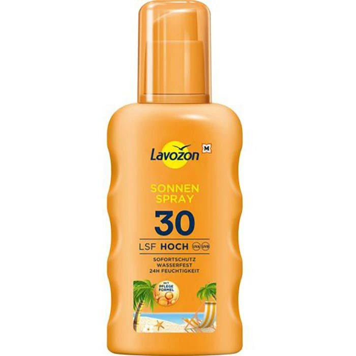LAVOZON Sonnencreme LSF 30, Sonnenspray, Wasserfest, 200ml 3 LAVOZON Sonnencreme LSF 30, Sonnenspray, Wasserfest, 200ml