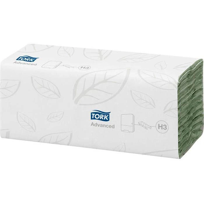 Tork Papierhandtücher Advanced, 290289, H3, Grün, 2-lagig, Lagen-Falz, 25 X 41,4 Cm, 1920 Stück 5 Tork Papierhandtücher Advanced, 290289, H3, Grün, 2-lagig, Lagen-Falz, 25 X 41,4 Cm, 1920 Stück – Bild 3