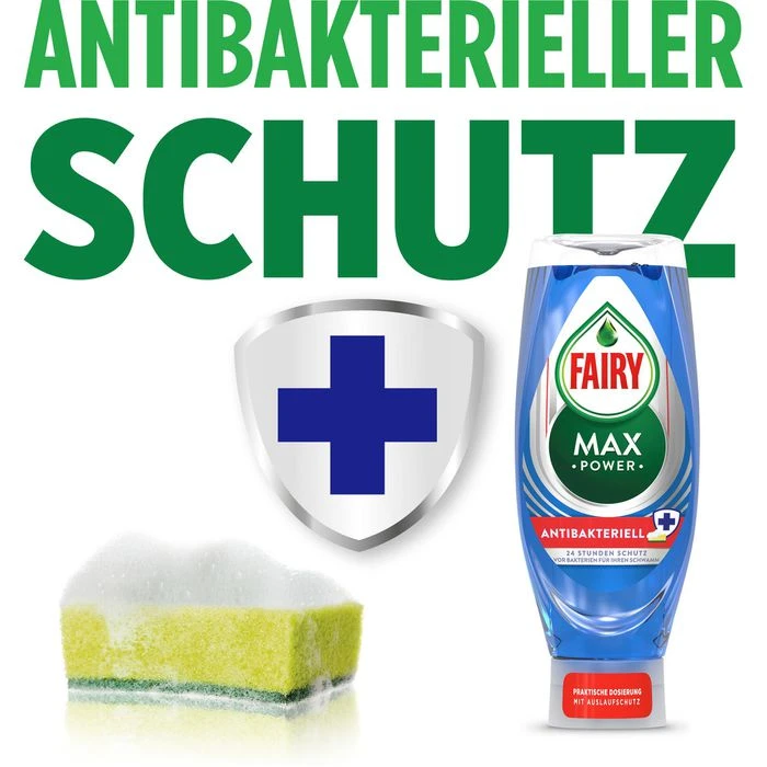 Fairy Spülmittel Max Power Antibakteriell, Das Kleine Wunder Gegen Fett, 660 Ml 4 Fairy Spülmittel Max Power Antibakteriell, Das Kleine Wunder Gegen Fett, 660 Ml – Bild 2