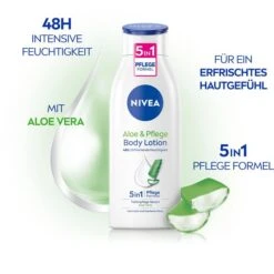 Nivea Bodylotion Aloe & Pflege, 5in1 Formel, Für Trockene Haut, 48h Feuchtigkeitspflege, 400ml 9 Nivea Bodylotion Aloe & Pflege, 5in1 Formel, Für Trockene Haut, 48h Feuchtigkeitspflege, 400ml -Franz-Mensch Shop cbb14c0dfea610f3f8992b996093414a0833c37f bodylotion nivea aloe und pflege 5in1 formel