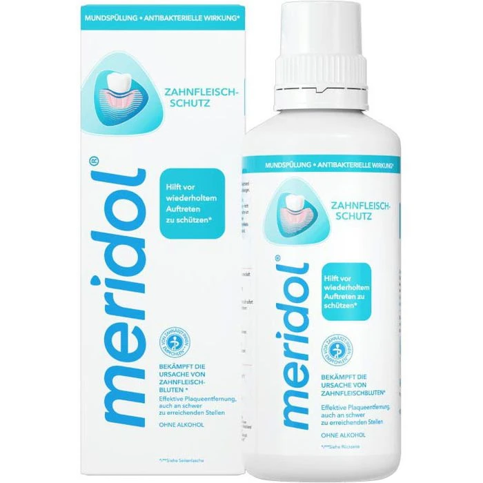 Meridol Mundspülung Zahnfleischschutz, Antibakteriell, Ohne Alkohol, 400ml 3 Meridol Mundspülung Zahnfleischschutz, Antibakteriell, Ohne Alkohol, 400ml