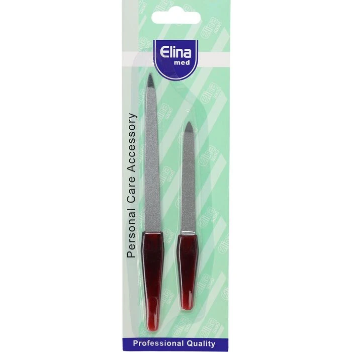 Elina-med Nagelfeile Professional Quality, 2er Set, Saphirfeile, Metall, 13 Cm Und 17 Cm 7 Elina-med Nagelfeile Professional Quality, 2er Set, Saphirfeile, Metall, 13 Cm Und 17 Cm – Bild 5