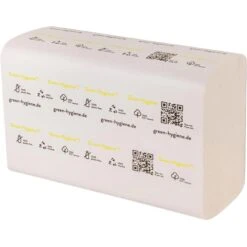GreenHygiene Papierhandtücher Ingeborg, 2-lagig, Interfold-Falz, 24 X 21 Cm, Weiß, 3000 Stück -Franz-Mensch Shop d7cae4e8e48500eda49e5ab657f9f5d9b0a78928 papierhandtuecher greenhygiene ingeborg 2 lagig