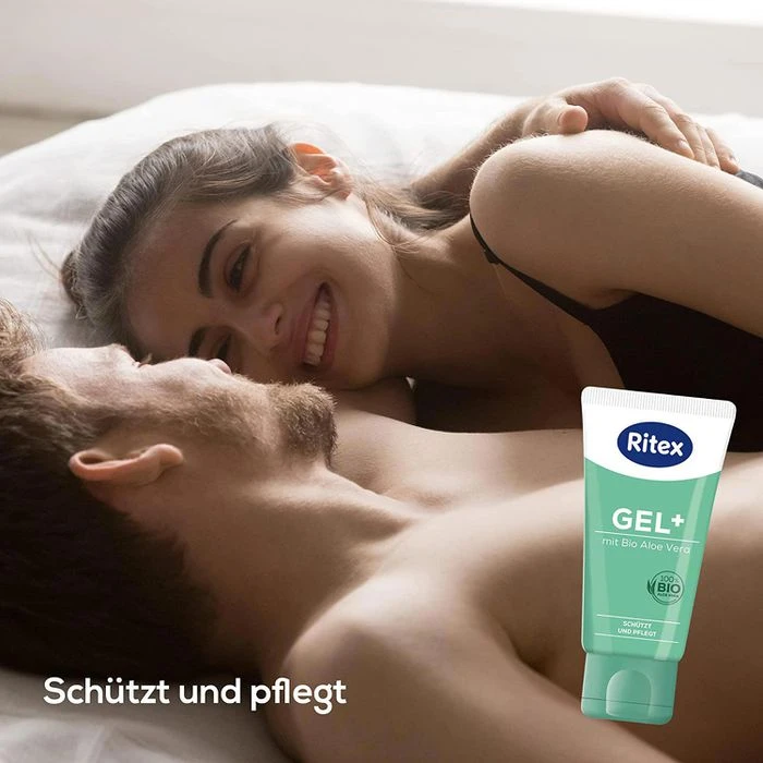 Ritex Gleitgel GEL+ Mit Aloe Vera, 50 Ml, Wasserbasierend 5 Ritex Gleitgel GEL+ Mit Aloe Vera, 50 Ml, Wasserbasierend – Bild 3