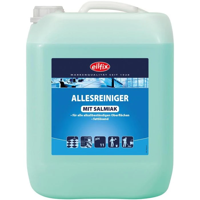 Eilfix Allesreiniger Mit Salmiak, Allzweckreiniger, Kanister, 10 Liter 3 Eilfix Allesreiniger Mit Salmiak, Allzweckreiniger, Kanister, 10 Liter
