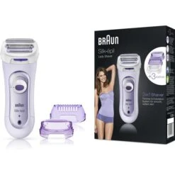 Braun Silk-epil LS 5560, Lady Shaver, Rasierer Für Frauen, Inkl. Peeling-Aufsatz, Lila -Franz-Mensch Shop eb8200229fb079e6aca53e0316e6f0e20188431c elektrorasierer braun silk epil lady shaver ls5560