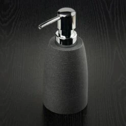 Wenko Seifenspender Goa, 21719100, Kunststein, Grau, 210ml -Franz-Mensch Shop ecd8df301668263c26df56ef5e1db8ce86542763 seifenspender wenko goa 21719100