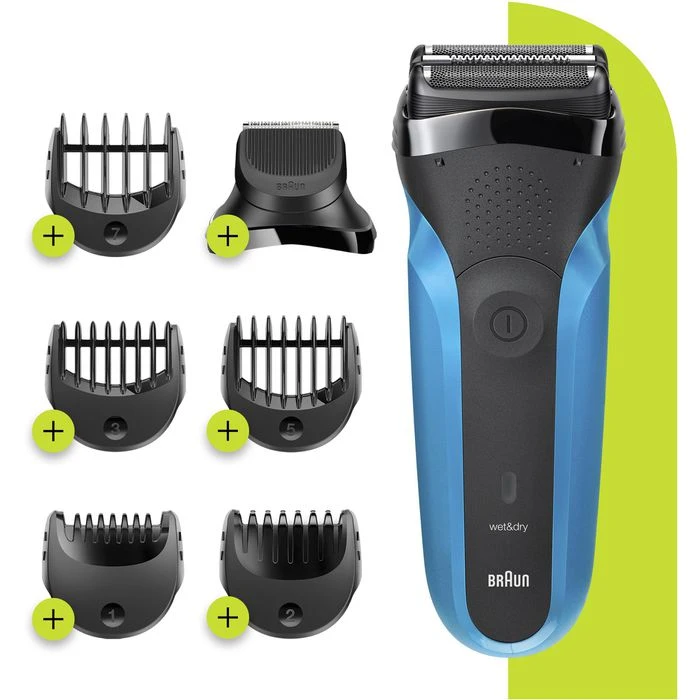 Braun Elektrorasierer Series 3 310BT Shave & Style, Für Herren, Wet & Dry, Mit Trimmer, Schwarz/blau 8 Braun Elektrorasierer Series 3 310BT Shave & Style, Für Herren, Wet & Dry, Mit Trimmer, Schwarz/blau – Bild 6