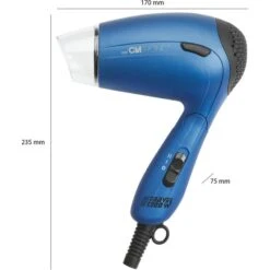 Clatronic Haartrockner HT 3429, Soft Touch-Gehäuse, Reisehaartrockner, Klappbar, 1200 Watt, Blau -Franz-Mensch Shop f3e29774cb6cf3ff50e3ce8e690421f53a8a3f6a haartrockner clatronic ht 3429 soft touch gehaeuse