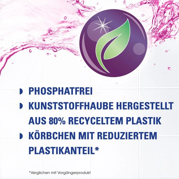 Cillit-Bang WC-Duftspüler 6 In 1 Lilaspüler, Wilde Orchidee, Im Korb, 3 Stück 8 Cillit-Bang WC-Duftspüler 6 In 1 Lilaspüler, Wilde Orchidee, Im Korb, 3 Stück – Bild 6