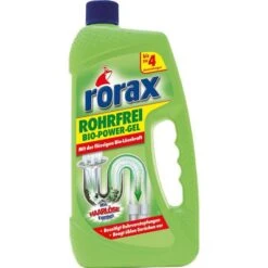Rorax Rohrfrei Bio Power Gel Rohrreiniger 1000 Ml